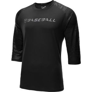 UA Men’s Baseball Tee 3/4 Sleeve Black